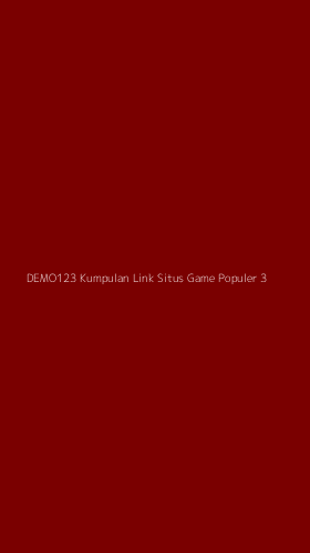 Tampilan Antarmuka Aplikasi Demo123 Kumpulan Link Situs Game Populer - 3