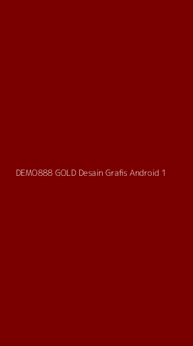 Tampilan Antarmuka Aplikasi Demo888 Gold Desain Grafis Android - 1