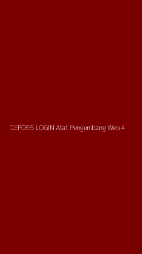 Tampilan Antarmuka Aplikasi Depo55 Login Alat Pengembang Web - 4