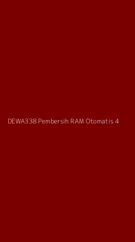 Tampilan Antarmuka Aplikasi Dewa338 Pembersih Ram Otomatis - 4