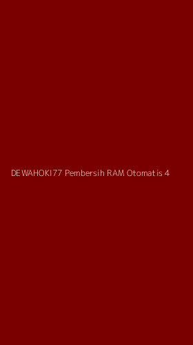 Tampilan Antarmuka Aplikasi Dewahoki77 Pembersih Ram Otomatis - 4
