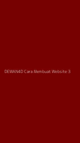 Tampilan Antarmuka Aplikasi Dewan4d Cara Membuat Website - 3