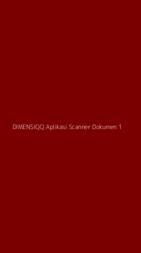Tampilan Antarmuka Aplikasi Dimensiqq Aplikasi Scanner Dokumen - 1