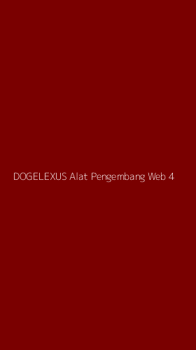Tampilan Antarmuka Aplikasi Dogelexus Alat Pengembang Web - 4