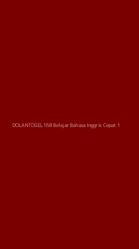 Tampilan Antarmuka Aplikasi Dolantogel168 Belajar Bahasa Inggris Cepat - 1