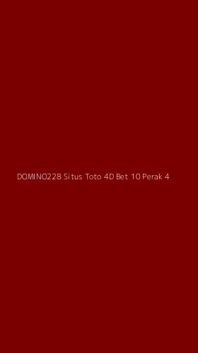 Tampilan Antarmuka Aplikasi Domino228 Situs Toto 4d Bet 10 Perak - 4