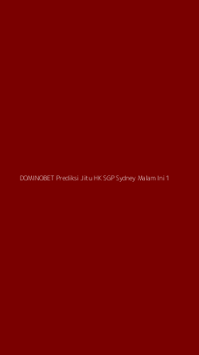 Tampilan Antarmuka Aplikasi Dominobet Prediksi Jitu Hk Sgp Sydney Malam Ini - 1