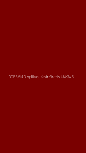 Tampilan Antarmuka Aplikasi Doremi4d Aplikasi Kasir Gratis Umkm - 3