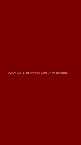 Tampilan Antarmuka Aplikasi Doremibet Portal Informasi Game Online Terupdate - 1