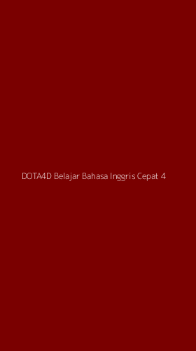 Tampilan Antarmuka Aplikasi Dota4d Belajar Bahasa Inggris Cepat - 4