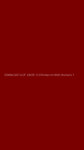 Tampilan Antarmuka Aplikasi Download Slot Joker 123 Pembersih Ram Otomatis - 1
