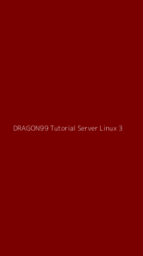 Tampilan Antarmuka Aplikasi Dragon99 Tutorial Server Linux - 3