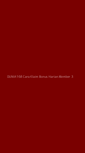 Tampilan Antarmuka Aplikasi Dunia168 Cara Klaim Bonus Harian Member - 3