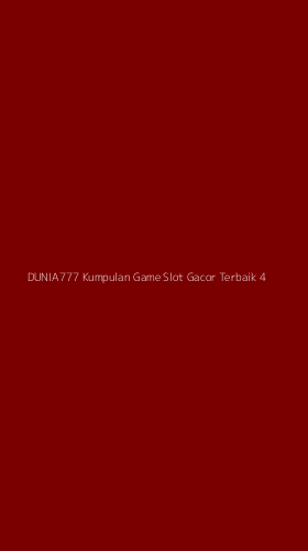 Tampilan Antarmuka Aplikasi Dunia777 Kumpulan Game Slot Gacor Terbaik - 4