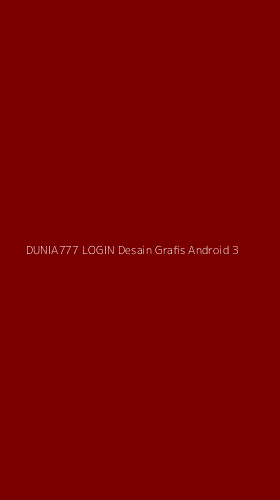 Tampilan Antarmuka Aplikasi Dunia777 Login Desain Grafis Android - 3