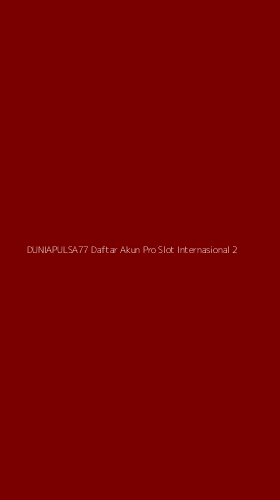 Tampilan Antarmuka Aplikasi Duniapulsa77 Daftar Akun Pro Slot Internasional - 2