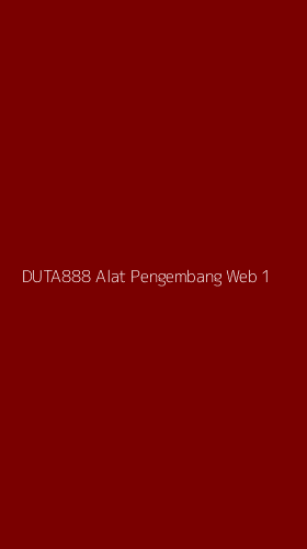 Tampilan Antarmuka Aplikasi Duta888 Alat Pengembang Web - 1