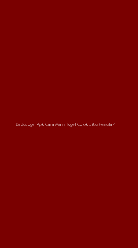 Tampilan Antarmuka Aplikasi Dadutogel Apk Cara Main Togel Colok Jitu Pemula - 4