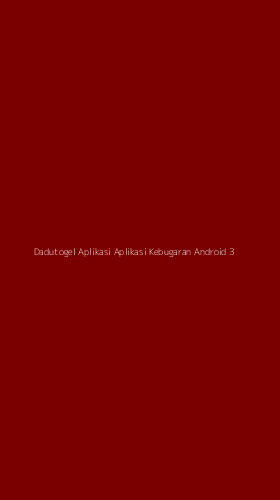 Tampilan Antarmuka Aplikasi Dadutogel Aplikasi Aplikasi Kebugaran Android - 3
