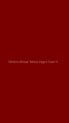 Tampilan Antarmuka Aplikasi Dafatoto Belajar Bahasa Inggris Cepat - 4