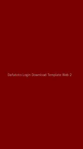Tampilan Antarmuka Aplikasi Dafatoto Login Download Template Web - 2