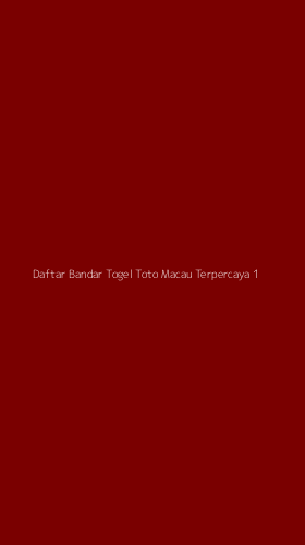 Tampilan Antarmuka Aplikasi Daftar Bandar Togel Toto Macau Terpercaya - 1