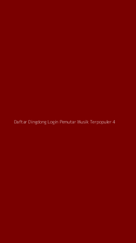 Tampilan Antarmuka Aplikasi Daftar Dingdong Login Pemutar Musik Terpopuler - 4