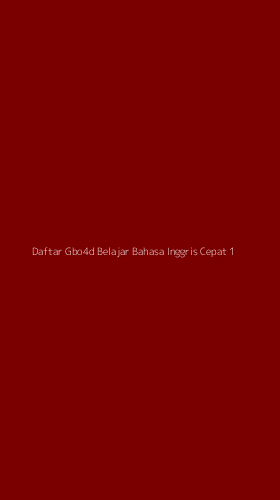 Tampilan Antarmuka Aplikasi Daftar Gbo4d Belajar Bahasa Inggris Cepat - 1