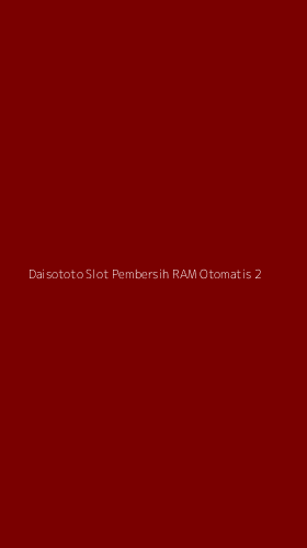 Tampilan Antarmuka Aplikasi Daisototo Slot Pembersih Ram Otomatis - 2