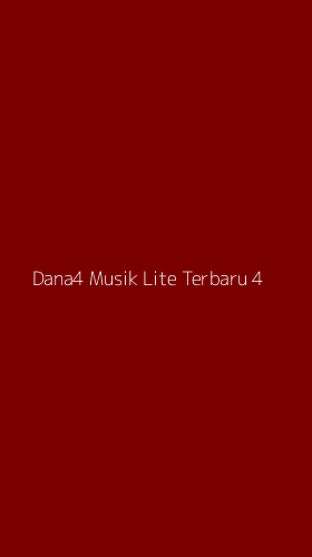 Tampilan Antarmuka Aplikasi Dana4 Musik Lite Terbaru - 4