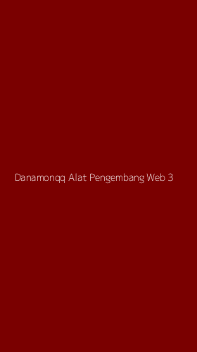 Tampilan Antarmuka Aplikasi Danamonqq Alat Pengembang Web - 3