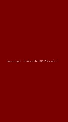 Tampilan Antarmuka Aplikasi Dapurtogel - Pembersih RAM Otomatis - 2