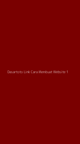 Tampilan Antarmuka Aplikasi Dasartoto Link Cara Membuat Website - 1