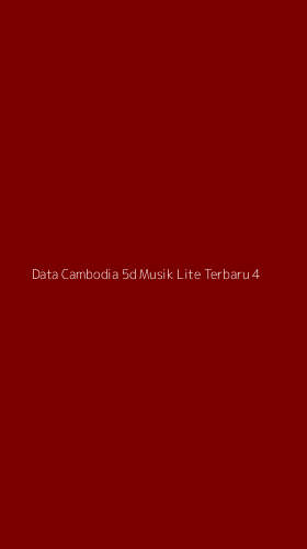 Tampilan Antarmuka Aplikasi Data Cambodia 5d Musik Lite Terbaru - 4