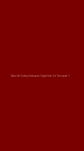 Tampilan Antarmuka Aplikasi Data Hk Sidney Keluaran Togel Hari Ini Tercepat - 1