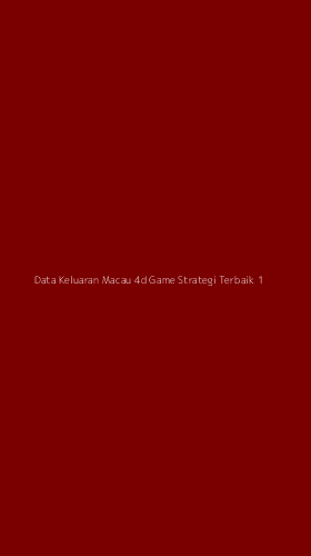Tampilan Antarmuka Aplikasi Data Keluaran Macau 4d Game Strategi Terbaik - 1