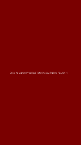 Tampilan Antarmuka Aplikasi Data Keluaran Prediksi Toto Macau Paling Akurat - 4