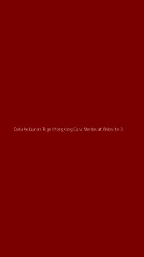 Tampilan Antarmuka Aplikasi Data Keluaran Togel Hongkong Cara Membuat Website - 3
