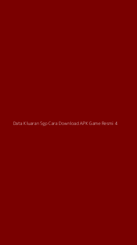 Tampilan Antarmuka Aplikasi Data Kluaran Sgp Cara Download Apk Game Resmi - 4