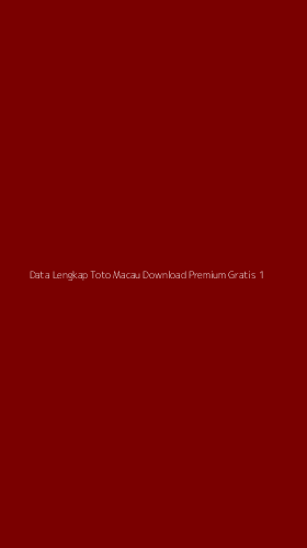 Tampilan Antarmuka Aplikasi Data Lengkap Toto Macau Download Premium Gratis - 1