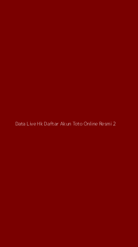 Tampilan Antarmuka Aplikasi Data Live Hk Daftar Akun Toto Online Resmi - 2