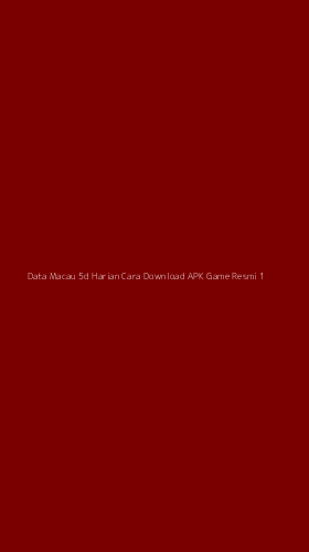 Tampilan Antarmuka Aplikasi Data Macau 5d Harian Cara Download Apk Game Resmi - 1