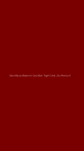 Tampilan Antarmuka Aplikasi Data Macau Malam Ini Cara Main Togel Colok Jitu Pemula - 4