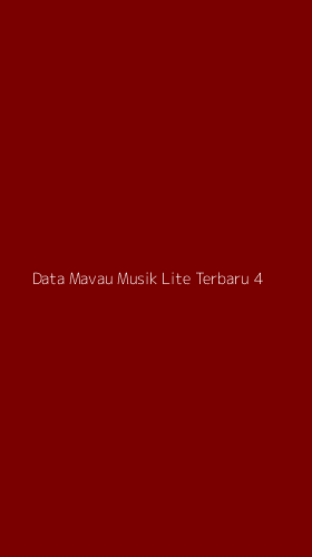 Tampilan Antarmuka Aplikasi Data Mavau Musik Lite Terbaru - 4