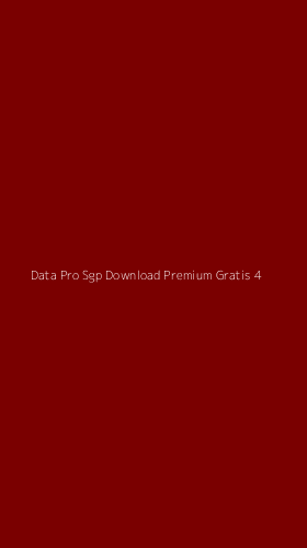 Tampilan Antarmuka Aplikasi Data Pro Sgp Download Premium Gratis - 4
