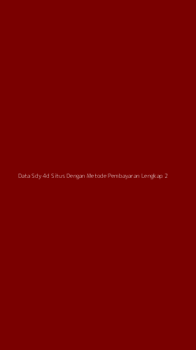 Tampilan Antarmuka Aplikasi Data Sdy 4d Situs Dengan Metode Pembayaran Lengkap - 2