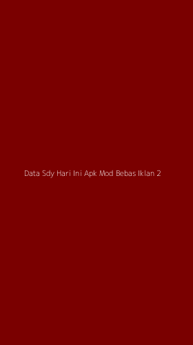 Tampilan Antarmuka Aplikasi Data Sdy Hari Ini Apk Mod Bebas Iklan - 2