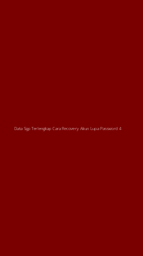 Tampilan Antarmuka Aplikasi Data Sgp Terlengkap Cara Recovery Akun Lupa Password - 4