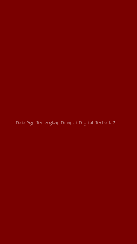 Tampilan Antarmuka Aplikasi Data Sgp Terlengkap Dompet Digital Terbaik - 2