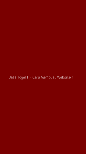 Tampilan Antarmuka Aplikasi Data Togel Hk Cara Membuat Website - 1
